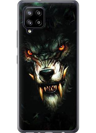 Чехол на samsung galaxy a42 a426b дьявольский волк из пластика fch_0020350