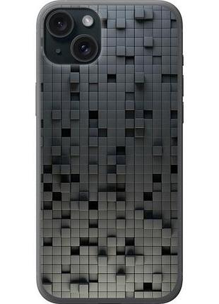 Чехол на iphone 15 plus кубики из силикона fch_0022678