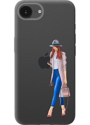 Чехол на iphone 16e девушка 1 из силикона fch_0148168
