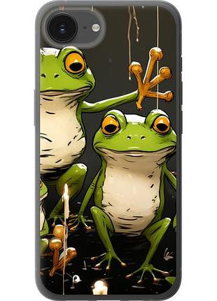 Чехол на iphone 16e жабки 2 из силикона fch_0147880