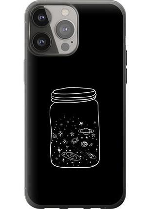 Чехол на iphone 13 pro max космос в банке из силикона fch_0039207