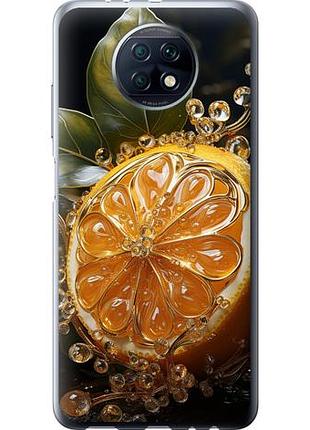 Чехол на xiaomi redmi note 9t лимон из силикона fch_0034837