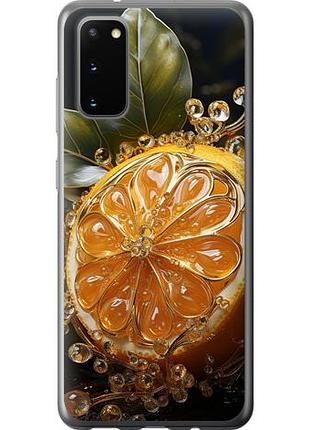 Чехол на samsung galaxy s20 лимон из силикона fch_0034865