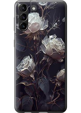 Чехол на samsung galaxy s21 plus розы 2 из пластика fch_0002240