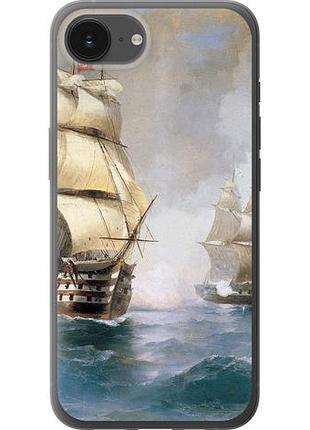Чехол на iphone 16e айвазовский. корабли из силикона fch_0147781