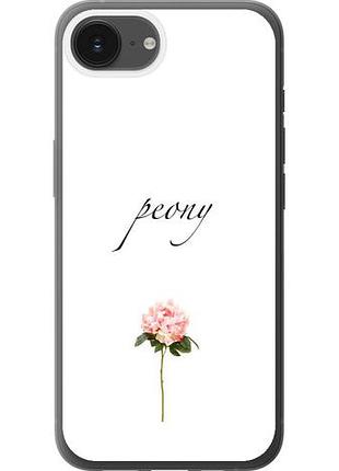 Чехол на iphone 16e пион из силикона fch_0147823