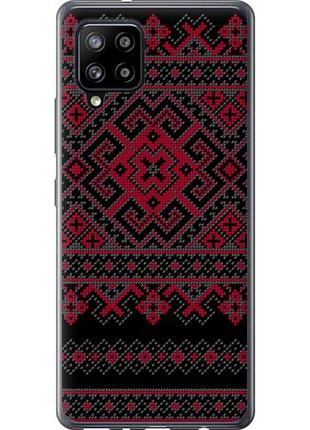 Чехол на samsung galaxy a42 a426b вышиванка 52 из силикона fch_0062659