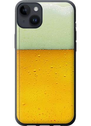 Чехол на iphone 14 plus пиво из силикона fch_0031376