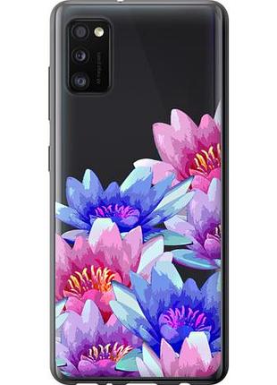 Чехол на samsung galaxy a41 a415f лотос из пластика fch_0130673