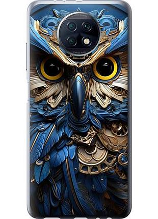 Чехол на xiaomi redmi note 9t сова из силикона fch_0004732