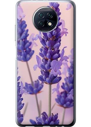 Чехол на xiaomi redmi note 9t лаванда из силикона fch_0135614