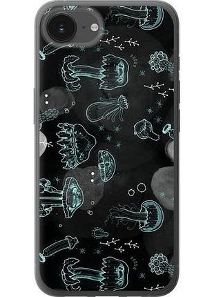Чехол на iphone 16e медузы из силикона fch_0148137