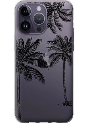 Чехол на iphone 14 pro max пальмы1 из силикона fch_0066667