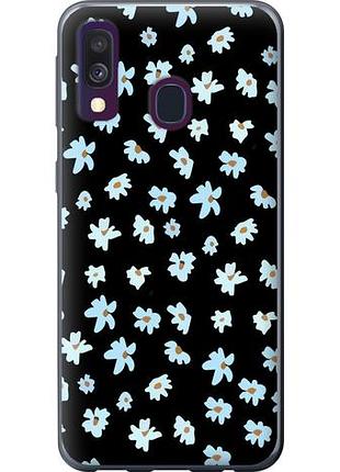 Чехол на samsung galaxy a40 2019 a405f цветочный из пластика fch_0010086