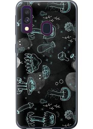 Чехол на samsung galaxy a40 2019 a405f медузы из пластика fch_0076563