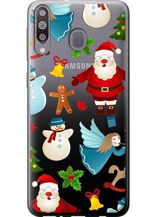 Чехол на samsung galaxy a40s a3050 новогодний 1 из пластика fch_0005092