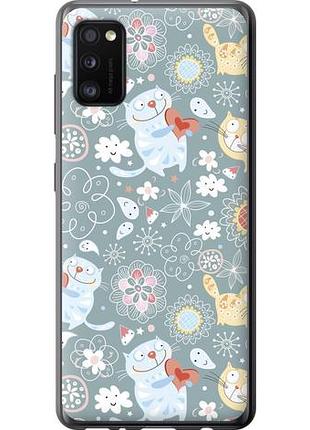 Чехол на samsung galaxy a41 a415f котята v3 из пластика fch_0054984