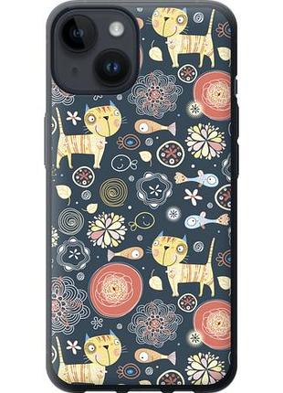 Чехол на iphone 14 котята из силикона fch_0068796