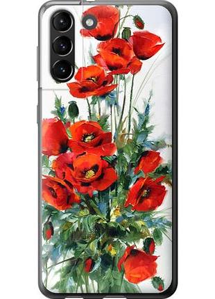 Чехол на samsung galaxy s21 plus маки из силикона fch_0051498