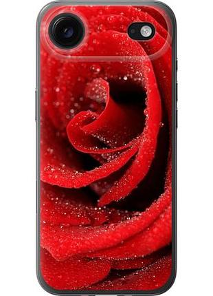 Чехол на iphone 17 air красная роза из силикона fch_0149316