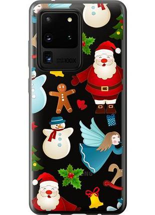 Чехол на samsung galaxy s20 ultra новогодний 1 из пластика fch_0005077
