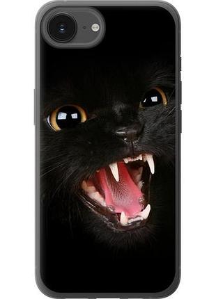 Чехол на iphone 16e чёрная кошка из силикона fch_0147811