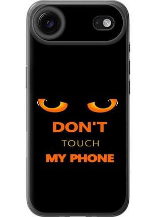 Чехол на iphone 17 air don't touch the phone из силикона fch_0149348