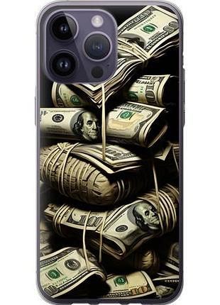 Чехол на iphone 14 pro max big money из силикона fch_0023686