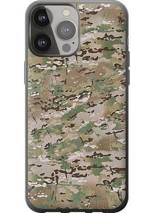 Чехол на iphone 13 pro max камуфляж v5 из силикона fch_0004242