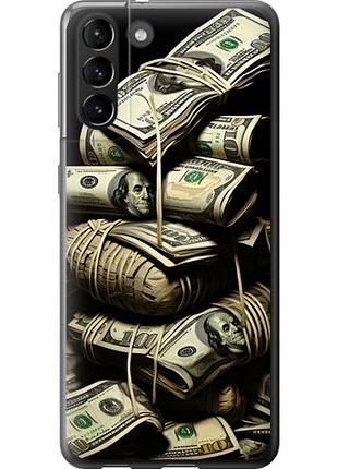 Чехол на samsung galaxy s21 plus big money из силикона fch_0023704
