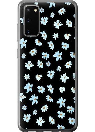 Чехол на samsung galaxy s20 цветочный из силикона fch_0010025