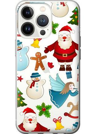 Чехол на iphone 13 pro новогодний 1 из силикона fch_0005061