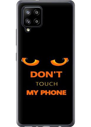 Чехол на samsung galaxy a42 a426b don't touch the phone из пластика fch_0021970