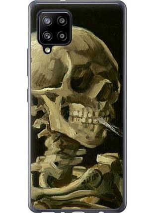 Чехол на samsung galaxy a42 a426b винсент ван гог. череп из пластика fch_0057147
