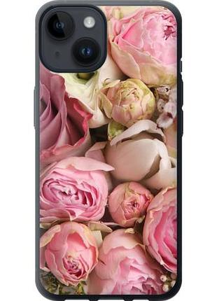 Чехол на iphone 14 розы из силикона fch_0070340