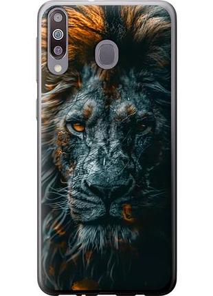 Чехол на samsung galaxy a40s a3050 лев в сумерках из пластика fch_0141255