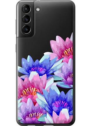 Чехол на samsung galaxy s21 plus лотос из пластика fch_0130659