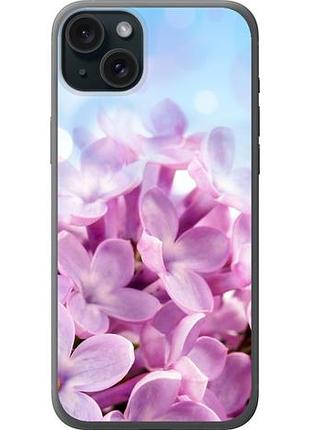 Чехол на iphone 15 plus сирень из силикона fch_0036988