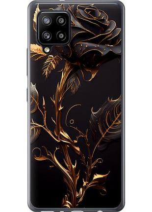 Чехол на samsung galaxy a42 a426b роза 3 из силикона fch_0001449