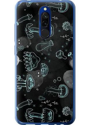 Чехол на xiaomi redmi 8 медузы из пластика fch_0076587