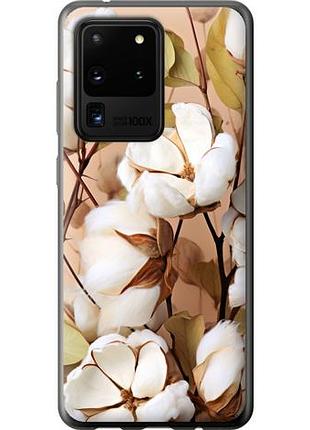 Чехол на samsung galaxy s20 ultra хлопок из силикона fch_0013126