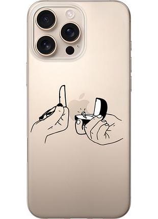 Чохол для apple iphone 16 pro max з силікону fch_0143842