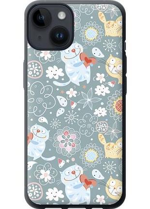 Чехол на iphone 14 котята v3 из силикона fch_0054942