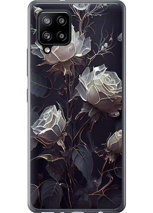 Чехол на samsung galaxy a42 a426b розы 2 из силикона fch_0002259