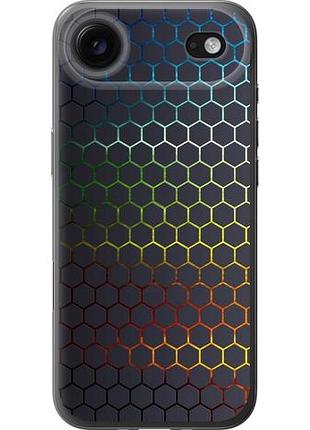 Чехол на iphone 17 air переливающиеся соты из силикона fch_0149311