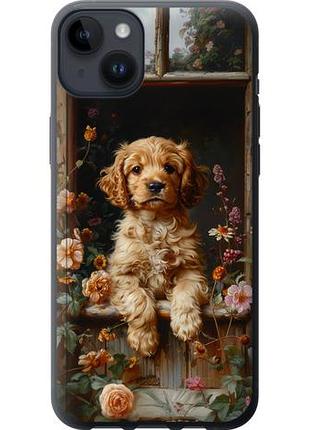 Чехол на iphone 14 plus щенок cocker spaniel из силикона fch_0139621