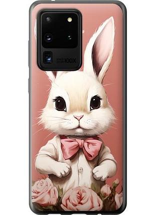 Чехол на samsung galaxy s20 ultra зайчик из пластика fch_0005617