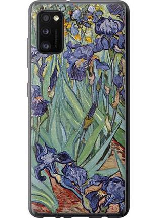 Чехол на samsung galaxy a41 a415f винсент ван гог. ирисы из пластика fch_0010898
