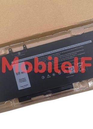 Акумулятор батарея dell latitude 5400, 5401, 5410, 5411, 4gvmp, 9jryt, 8500mah, 68wh, 7.6v