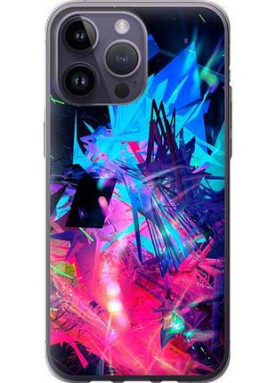Чехол на iphone 14 pro max абстрактный чехол из силикона fch_0039481